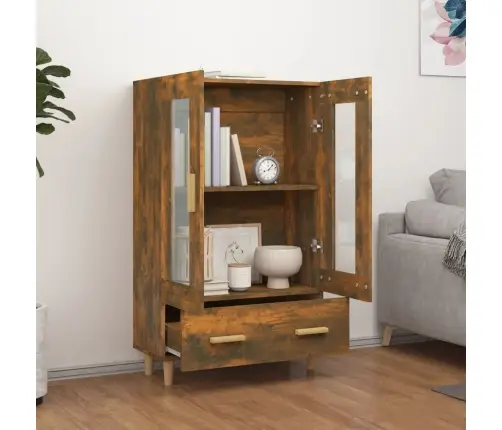 Augstais Skapītis, Ozola Krāsa, 70X31X115 Cm, Inženierijas Koks Vidaxl