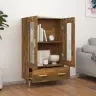 Augstais Skapītis, Ozola Krāsa, 70X31X115 Cm, Inženierijas Koks Vidaxl