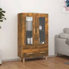 Augstais Skapītis, Ozola Krāsa, 70X31X115 Cm, Inženierijas Koks Vidaxl