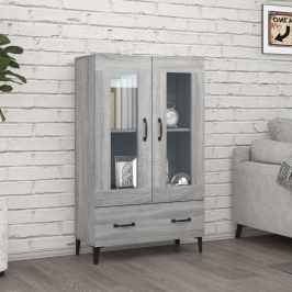 Kõrge Kapp, Hall Sonoma Tamm, 70 X 31 X 115 cm Tehispuit