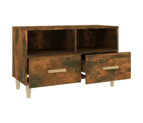 Tv Skapītis, Ozolkoka Krāsa, 80X36X50 Cm, Inženierijas Koks Vidaxl