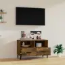 Tv Skapītis, Ozolkoka Krāsa, 80X36X50 Cm, Inženierijas Koks Vidaxl