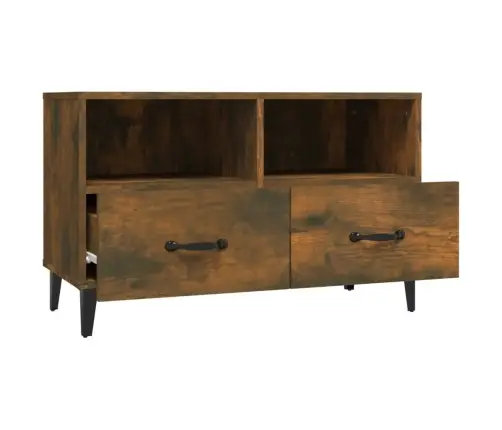 Tv Skapītis, Ozolkoka Krāsa, 80X36X50 Cm, Inženierijas Koks Vidaxl