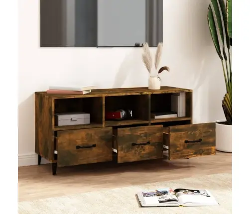 Telerikapp, Suitsutatud Tamm, 102 X 35 X 50 cm Tehispuit