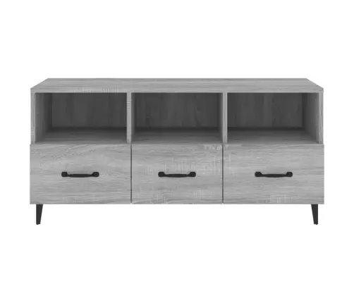 Tv Skapītis, Pelēka Koka Krāsa, 102X35X50 Cm, Inženierijas Koks Vidaxl