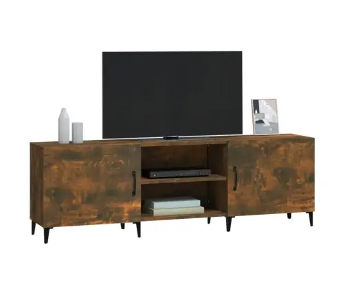 Televizoriaus Spintelė, Dūminio Ąžuolo, 150X30X50cm Mediena