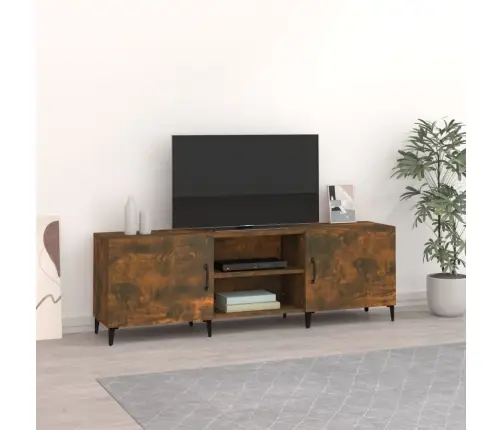 Televizoriaus Spintelė, Dūminio Ąžuolo, 150X30X50cm Mediena