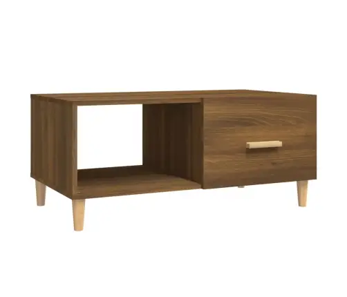 Kafijas Galdiņš, Ozola Krāsa, 89,5X50X40 Cm, Inženierijas Koks Vidaxl