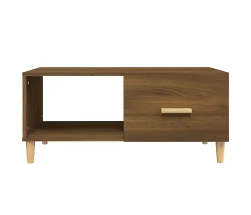 Kafijas Galdiņš, Ozola Krāsa, 89,5X50X40 Cm, Inženierijas Koks Vidaxl