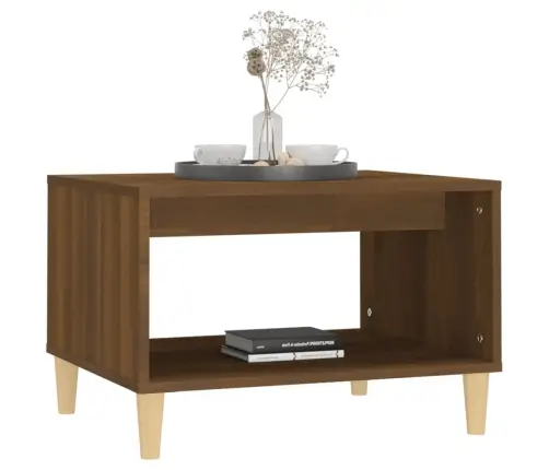 Kafijas Galdiņš, Ozolkoka Krāsa, 60X50X40 Cm, Inženierijas Koks Vidaxl