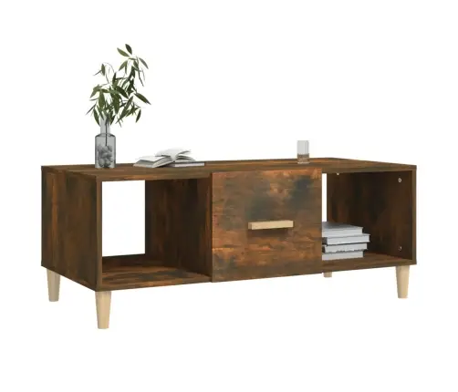 Kafijas Galdiņš, Koka Krāsa, 102X50X40 Cm, Inženierijas Koks Vidaxl