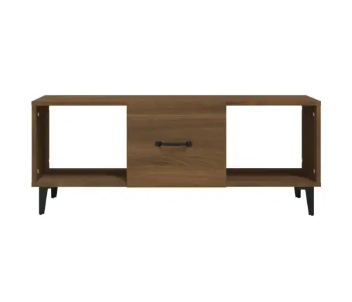 Kafijas Galdiņš, Ozola Krāsa, 102X50X40 Cm, Inženierijas Koks Vidaxl