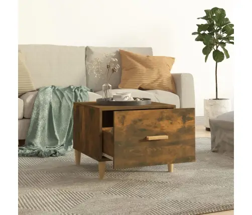Kohvilaud, Suitsutatud Tamm, 50X50X40 cm Tehispuit