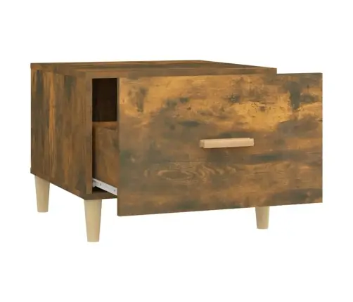 Kohvilaud, Suitsutatud Tamm, 50X50X40 cm Tehispuit