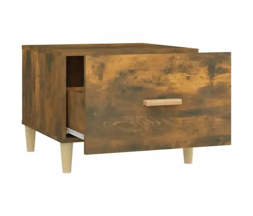 Kavos Staliukai, 2Vnt., Dūminio Ąžuolo, 50X50X40cm Mediena