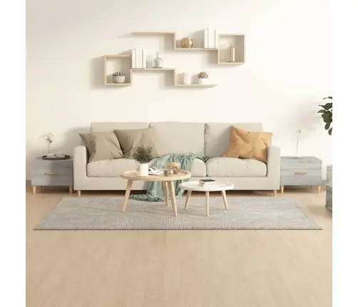 Kavos Staliukai, 2Vnt., Pilki Ąžuolo, 50X50X40cm Mediena