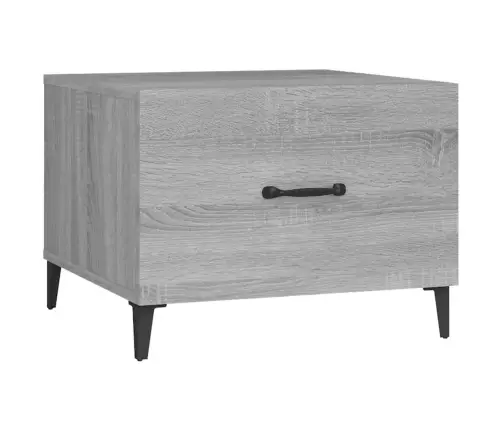 Kafijas Galdiņi Ar Metāla Kājām, 2 Gab., Pelēki, 50X50X40 Cm Vidaxl