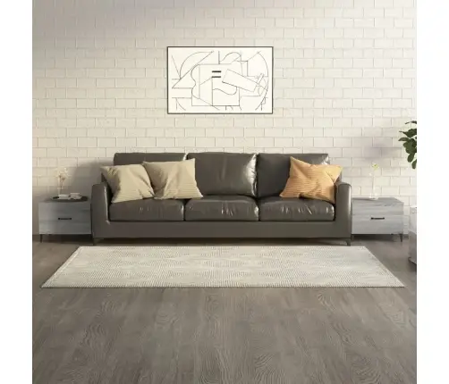 Kafijas Galdiņi Ar Metāla Kājām, 2 Gab., Pelēki, 50X50X40 Cm Vidaxl