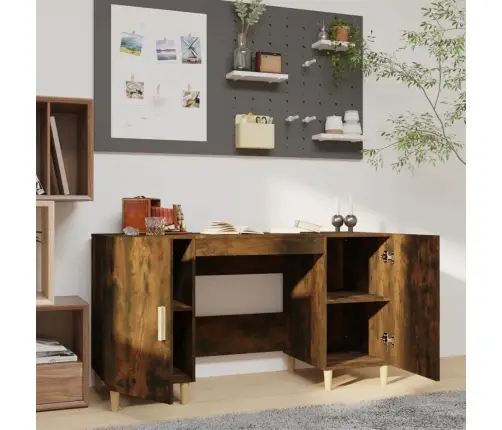 Rakstāmgalds, Ozolkoka Krāsa, 140X50X75 Cm, Inženierijas Koks Vidaxl