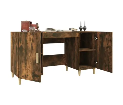 Rakstāmgalds, Ozolkoka Krāsa, 140X50X75 Cm, Inženierijas Koks Vidaxl