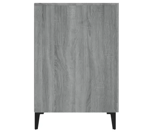 Rašomasis Stalas, Pilkas Ąžuolo, 140X50X75cm Apdirbta Mediena