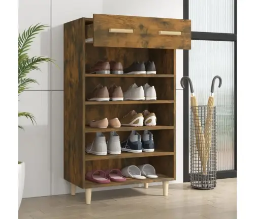 Spintelė Batams, Dūminio Ąžuolo, 60X35X105cm Apdirbta Mediena