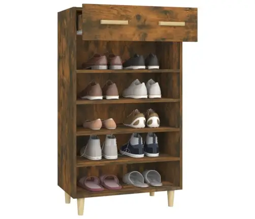 Spintelė Batams, Dūminio Ąžuolo, 60X35X105cm Apdirbta Mediena