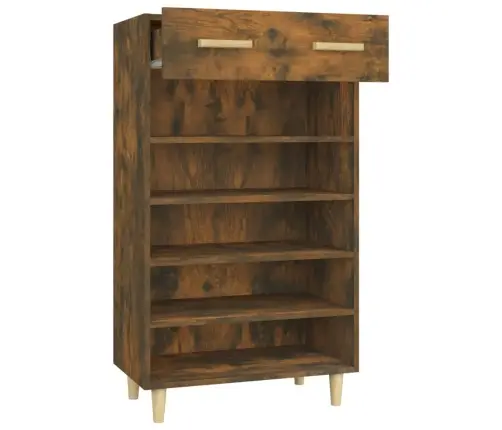 Spintelė Batams, Dūminio Ąžuolo, 60X35X105cm Apdirbta Mediena