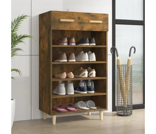 Spintelė Batams, Dūminio Ąžuolo, 60X35X105cm Apdirbta Mediena