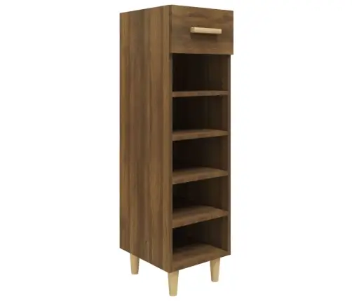 Apavu Skapītis, Ozolkoka Krāsa, 30X35X105 Cm, Inženierijas Koks Vidaxl