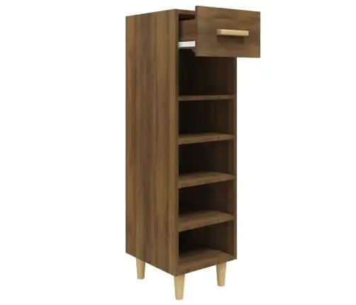 Apavu Skapītis, Ozolkoka Krāsa, 30X35X105 Cm, Inženierijas Koks Vidaxl