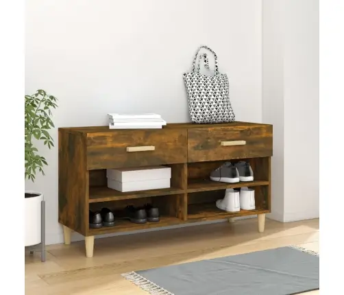 Spintelė Batams, Dūminio Ąžuolo, 102X35X55cm Apdirbta Mediena