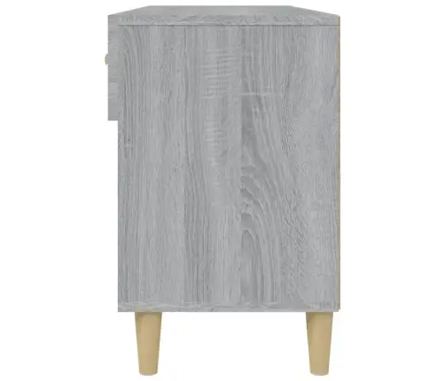 Apavu Skapītis, Pelēka Ozola, 102X35X55 Cm, Inženierijas Koks Vidaxl