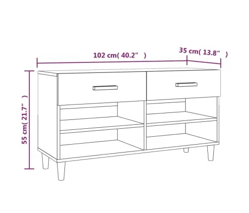 Kingakapp, Pruun Tamm, 102 X 35 X 55 cm Tehispuit