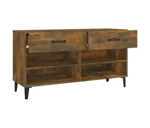 Apavu Skapītis, Ozolkoka Krāsa, 102X35X55 Cm, Inženierijas Koks Vidaxl