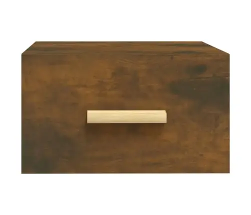 Seinale Kinnitatav Öökapp, Suitsutatud Tamm, 35X35X20 Cm Seinale Kinnitatav Öökapp, Suitsutatud Tamm, 35X35X20 Cm
