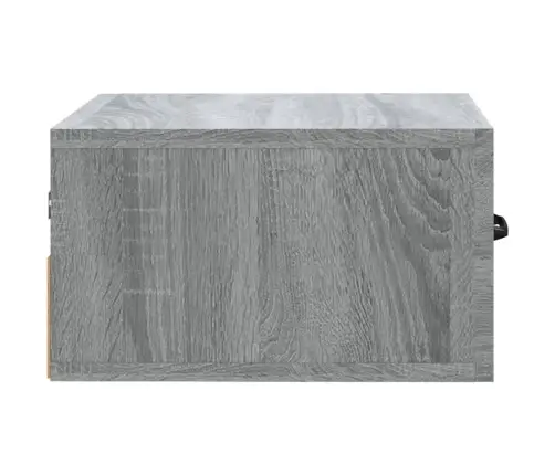 Sienas Naktsskapītis, Pelēka Ozolkoka Krāsa, 35X35X20 Cm   Vidaxl