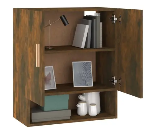 Sienas Skapītis, Ozolkoka Krāsa, 60X31X70 Cm, Inženierijas Koks Vidaxl