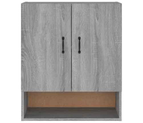 Sienas Skapītis, Pelēka Ozola, 60X31X70 Cm, Inženierijas Koks Vidaxl