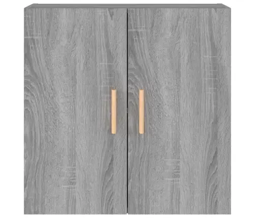 Sienas Skapītis, Pelēka Ozola, 60X30X60 Cm, Inženierijas Koks Vidaxl