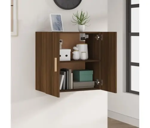 Sieninė Spintelė, Ruda Ąžuolo, 60X30X60cm Apdirbta Mediena