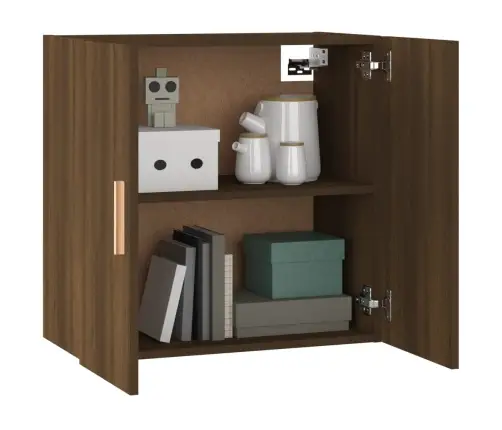 Sieninė Spintelė, Ruda Ąžuolo, 60X30X60cm Apdirbta Mediena