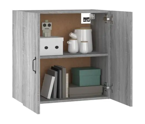 Seinakapp, Hall Sonoma Tamm, 60X31X60 cm Tehispuit