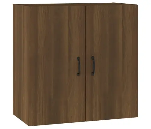 Sienas Skapītis, Ozolkoka Krāsa, 60X31X60 Cm, Inženierijas Koks Vidaxl