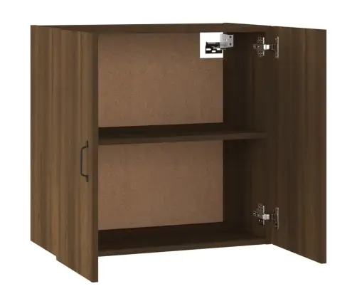 Sienas Skapītis, Ozolkoka Krāsa, 60X31X60 Cm, Inženierijas Koks Vidaxl