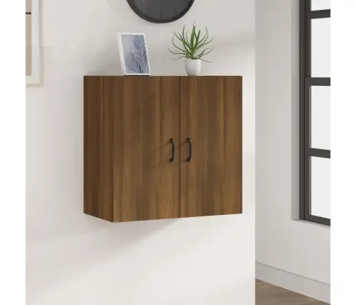 Sienas Skapītis, Ozolkoka Krāsa, 60X31X60 Cm, Inženierijas Koks Vidaxl