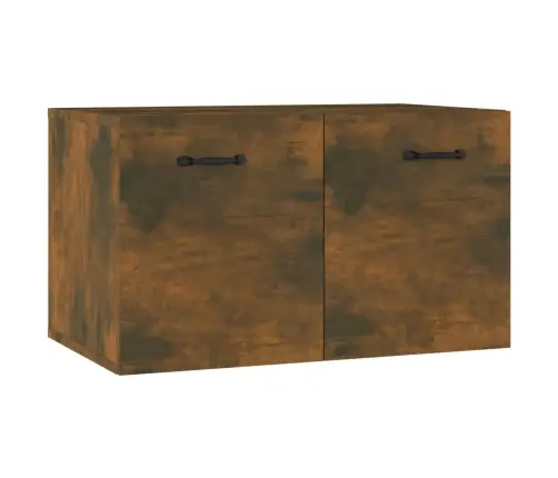 Sienas Skapītis, Ozola Krāsa, 60X36,5X35 Cm, Inženierijas Koks Vidaxl