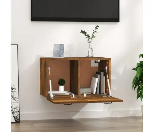 Sienas Skapītis, Ozola Krāsa, 60X36,5X35 Cm, Inženierijas Koks Vidaxl