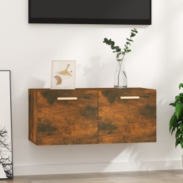 Sienas Skapītis, Ozola Krāsa, 80X35X36,5 Cm, Inženierijas Koks Vidaxl