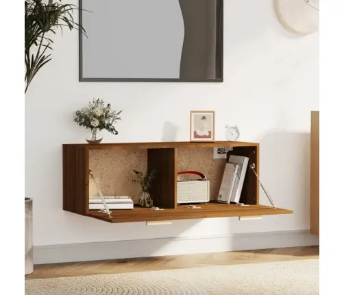 Teleri Seinakapp, Pruun Tamm, 100X36,5X35 cm Tehispuit